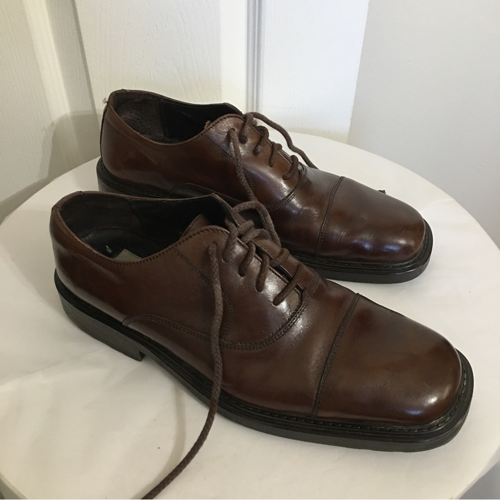 CARLO MORANDI Italian Made Cap Toe Oxford